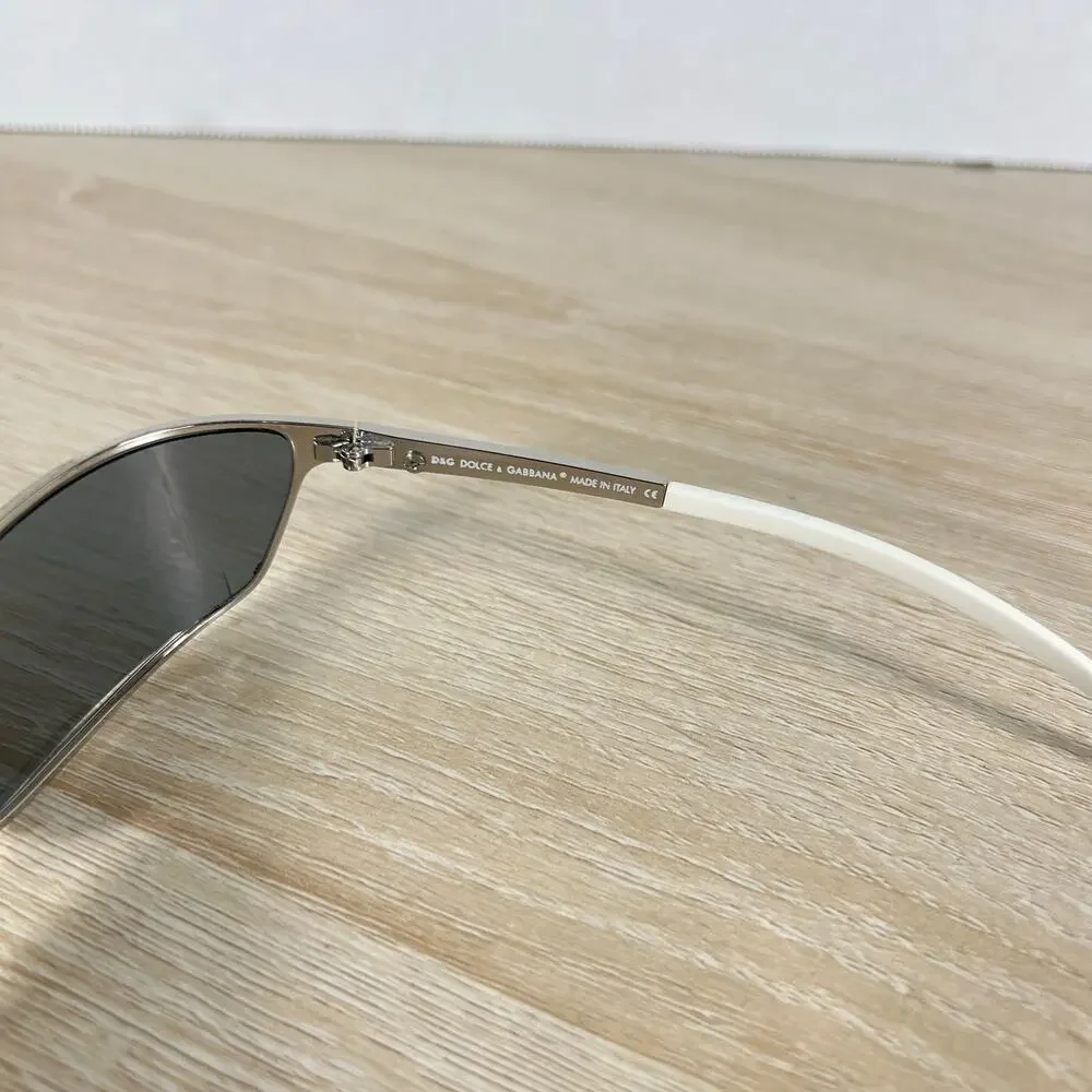 Dolce & Gabbana D&G 2177 602 Sunglasses READ DESC Silver Wrap 64-16-120 Italy